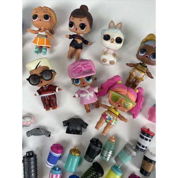 Lot of 100+ LOL Surprise 3” Dolls Babies Pets Accessories Toys Bottles Cups - Picture 7 of 12
